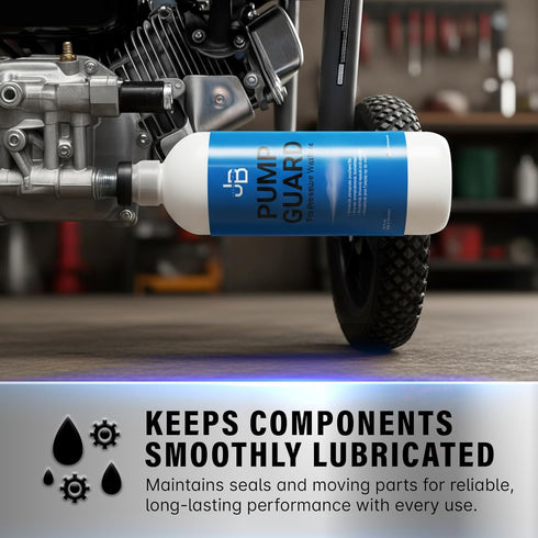 JB Industries 16 oz Pump Guard Antifreeze & Lubricant Pressure Washer Pump Saver Winterizing Protection for Gas