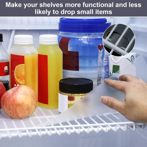 Kathfly Wire Shelf Liner, Waterproof Non-Adhesive Covers for Refrigerator Pantry, 10 Feet Roll (16 Inch Wide)
