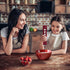 MF02 Rechargeable Milk Frother Handheld Foam Maker with Stainless Whisk for Cappuccino, Viva Red