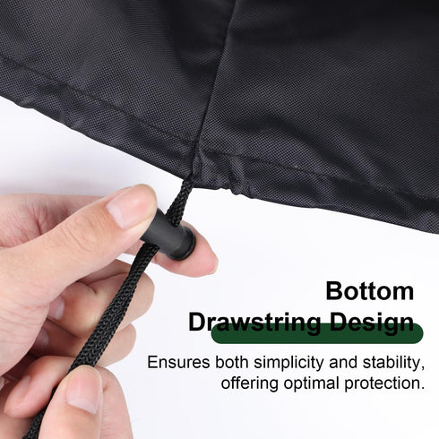 Coffee Machine Dustproof Cover, Universal Waterproof Shield for Home, Garage, and Office Appliances (Black)
