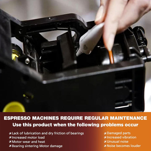 4 Pack Espresso Machine Grease, 5g Tube Coffee Oil, Silicone Maintenance Kit for All Espresso Machines
