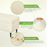 Ottoman Covers, Stretch Folding Storage Stool Slipcover Furniture Protector, Rectangle Bench Footstool Cover