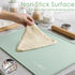 Countertop Silicone Pastry Mat, Non Slip Dough Mat with Measurements and Raised Edges, Food Grade Silicone Baking Mat