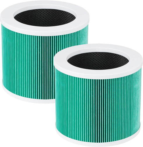 KEEPOW HY1800 Air Purifier Replacement Filter, Compatible with MORENTO/Loytio/AYAFATO/Honeyuan, 2 Pack