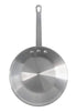 Update International Aluminum Fry Pan, 12in Uncoated, Silver