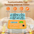 12 Incubator for Hatching Eggs, Temperature and Humidity Control, Automatic and Adjustable Egg Turning & Incubation