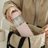 20oz SANDJEST Glass Water Bottle with Silicone Sleeve and Straw Lid for Girls Women, Glass Drinking Bottles for Travel