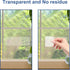 Window Fly Traps Indoor Clear 50 Pack, Sticky Fruit Fly Traps for Inside Home, Fly Catchers
