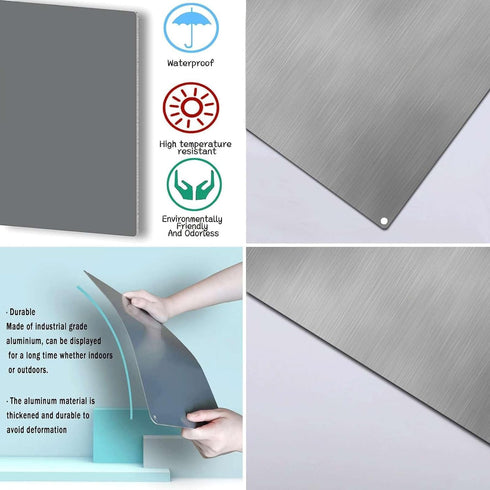 8x12 IN Roofing is Importanter High Gloss Metal Sign