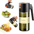Glass 2 In 1 Olive Oil Dispenser Bottle for Kitchen Gadgets, Olive