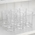 Set 6, 5.5-ounce Set, 5.5 Mfacoy Small Juice Glasses of Glass Cups, Heavy Base Small Drinking Glass Clear Cups, Thick