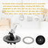 Replacement Parts Blender Blade Assembly, 2 Pieces Gaskets for Cuisinart CBT-500, SB5600, CB600