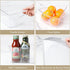 Set 4, 10"x 9.5"x 4" 4" 1/8 URALFA Lazy Susan Organizers of Corner Cabinet Organizer, Plastic Transparent Kitchen