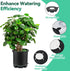 4-Pack 5 OTraki Self Watering Fabric Pot Base, Auto Watering System for Gallon Fabric Pots, Plastic Plant Saucer Stand