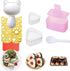Rice Ball Maker - 3 Pack Onigiri & Sushi Mold Kit for Kids, Triangle Musubi Maker Press for Bento Box Accessories