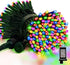 LAMPHOME 200LED 66FT Multicolor Christmas Mini String Lights,Plug in Waterproof Connectable LED