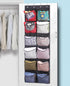 Closet 12 16, KIMBORA Boots Hanging Shoe Organizer for Extra Large Mesh Pockets Over The Door Shoe Rack for Men Shoes