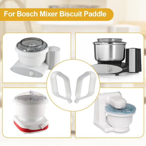 Cookie Paddles for Bosch Mixers, Household Kitchen Cake Paddles Compatible with Universal Plus & NutriMill (Pack of 2)