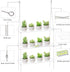 3-Tier Sumerflos Acrylic Window Boxes Plant Shelves for Windows, Acrylic Hanging Window Plant Shelves, Indoor Windows
