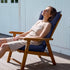 Set 1 of Indoor Outdoor Burgundy Chair Cushion Waterproof High Back Rocking Chair Cushions Soft Patio Chair Pad