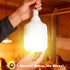 3000K Rechargeable Chicken Coop Light- Warm Yellow Cordless Hanging Lamp, Rechargeable Battery with Hook, Easy Install