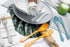 Knork Eco Plant Based 24 Pack Reusable Bamboo Flatware Set, Orange