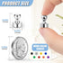 FINDMAG 30 Pack Fridge Magnets for Whiteboard, Strong Neodymium Push Pins, Small Rare Earth Magnet for Kitchen