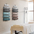 6 Sorbus Towel Rack Wall Mounted Metal Towel Holder for Bathroom Wall, Washcloth, Rolled Bath Towels, Spa, Gym, Camper