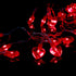 Luditek 14.7ft 40LED Heart Shape String Lights, Battery Operated Mothers Day Hanging Garland Decor for Indoor Outdoor