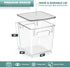 Sorbus Small Clear Plastic Storage Bins with Lids, Clear Stackable Storage Bins, Clear Toy Storage Bins, Clothes, Medicine, Makeup, Closet, Art Supply, Bathroom, Shoe, Toy Storage Organizer (2 Pack) by Sorbus