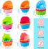 R HORSE 42 Pack Silicone Cupcake Molds Multi Flower-Shaped Baking Cups Non-Stick Cupcake Wrappers Holders Washable Cake Cups Liners Mold for Pan Oven Microwave Dishwasher by R HORSE