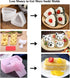 Rice Ball Maker - 3 Pack Onigiri & Sushi Mold Kit for Kids, Triangle Musubi Maker Press for Bento Box Accessories
