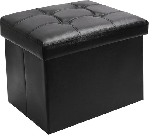 SOYOTA Storage Ottoman Cube Storage Ottoman as Foot Stool, Foot Rest & Stepping