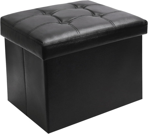 SOYOTA Storage Ottoman Cube Storage Ottoman as Foot Stool, Foot Rest & Stepping