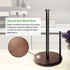 OBODING Wood Paper Towel Holder Countertop, Farmhouse Stand for Standard and Jumbo Size Paper Towels