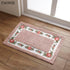 Pretty Floral Rural Style Romantic Rose Flower Rug, Soft Non-Slip Shaggy Area Bath Mat for Bathroom Living Room