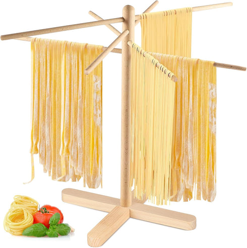 Pasta Drying Rack, Collapsible Pasta Drying Rack For Spaghetti, Easy Storage Homemade