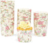 Sparkle and Bash Vintage Floral Cupcake Liners & Baking Cups - 50 Pack Yellow 2.25 x 2.75 In, Oven Safe