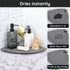 Segbeauty 9.85in Water Absorbing Stone Drying Tray, Quick Dry Diatomaceous Earth Corner Countertop Organizer for