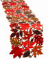 Simhomsen Embroidered Leaves Table Runner for Thanksgiving, Fall Decorations, Dresser Scarf (14 × 53 inches)