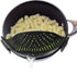 Heat Resistant Silicone Pot Strainer - Clip on Pan Strainer for All Pots and Bowls, Black (LJ-ZLK-1127B1)