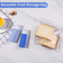 3-oz 4 Pack, MICEBAY Condiment Squeeze Bottles for Sauces, Mini Silicone Salad Dressing Container to Go with Snack
