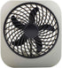 O2COOL Treva 5 Inch Battery Powered Desk Fan, Portable with Compact Folding & Tilt Design, Grey