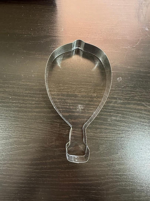 HOT AIR BALLOON 4.5" Cookie Cutter – Tin Plated Steel - Made in the USA