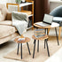 3 Pack Frcctre Indoor Plant Stand, Wooden Mid Century Plant Stand Tall Plant Table Plant Holder Plant Riser for Flower