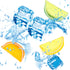 24PCS CCINEE Artificial Lemon Blocks,Realistic Fake Lemon Lime Wedge Block Fruit Decor for Home Kitchen Decoration