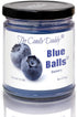 Two Blue Balls - Blueberry Scented 6 Ounce Jar Candle with 40 Hour Burn