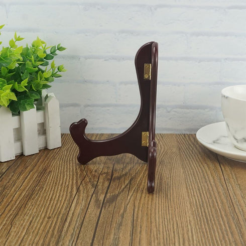Artliving Set of 4, 6 Inch Wood-like Easels Plate Stand Holder Display Stands