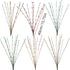 60 Pcs Easter Garland Parts Artificial Floral Picks Berry Stems Spring Pip Berry Sprays Pastel Picks Stems for Easter