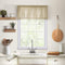 Elrene Home Fashions Cameron Linen Window Valance, 60" W x 15" L (1 Valance)